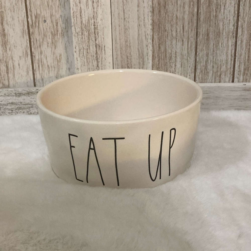 Rae Dunn Eat Up Pet Bowl